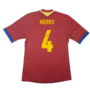 Spain 2013-14 Home Shirt (S) (Excellent) (Hierro 4)_1