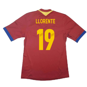 Spain 2013-14 Home Shirt (Excellent) (Llorente 19)_1