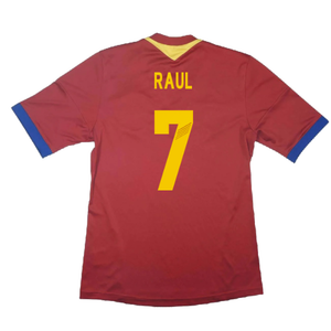 Spain 2013-14 Home Shirt (S) (Excellent) (Raul 7)_1