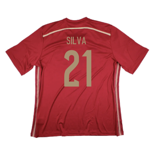 Spain 2014-15 Home Shirt (XS) (Excellent) (Silva 21)_1