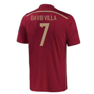 Spain 2015-16 Home Shirt (2-3y) (Mint) (David Villa 7)_1