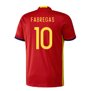 Spain 2016-17 Home Shirt (XS) (Excellent) (Fabregas 10)_1