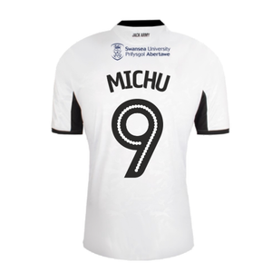 Swansea City 2019-20 Home Shirt ((Good) M) (Michu 9)_2