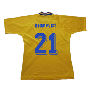 Sweden 1994-96 Home Shirt (Excellent) (Blomqvist 21)_1