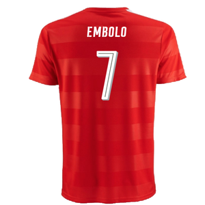 Switzerland 2016-17 Home Shirt (Excellent) (Embolo 7)_1