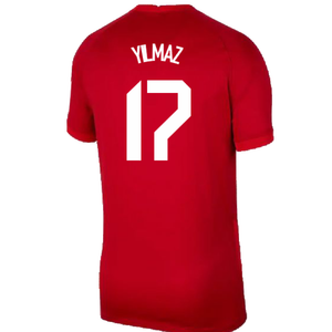 Turkey 2020-21 Away Shirt (M) (YILMAZ 17) (Good)_1