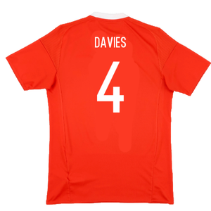 Wales 2016-2017 Home Shirt (M) (Excellent) (Davies 4)_1