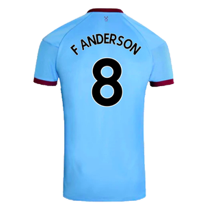 West Ham United 2020-21 Away Shirt (M) (Excellent) (F ANDERSON 8)_1