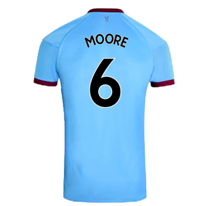 West Ham United 2020-21 Away Shirt (M) (MOORE 6) (Mint)_1