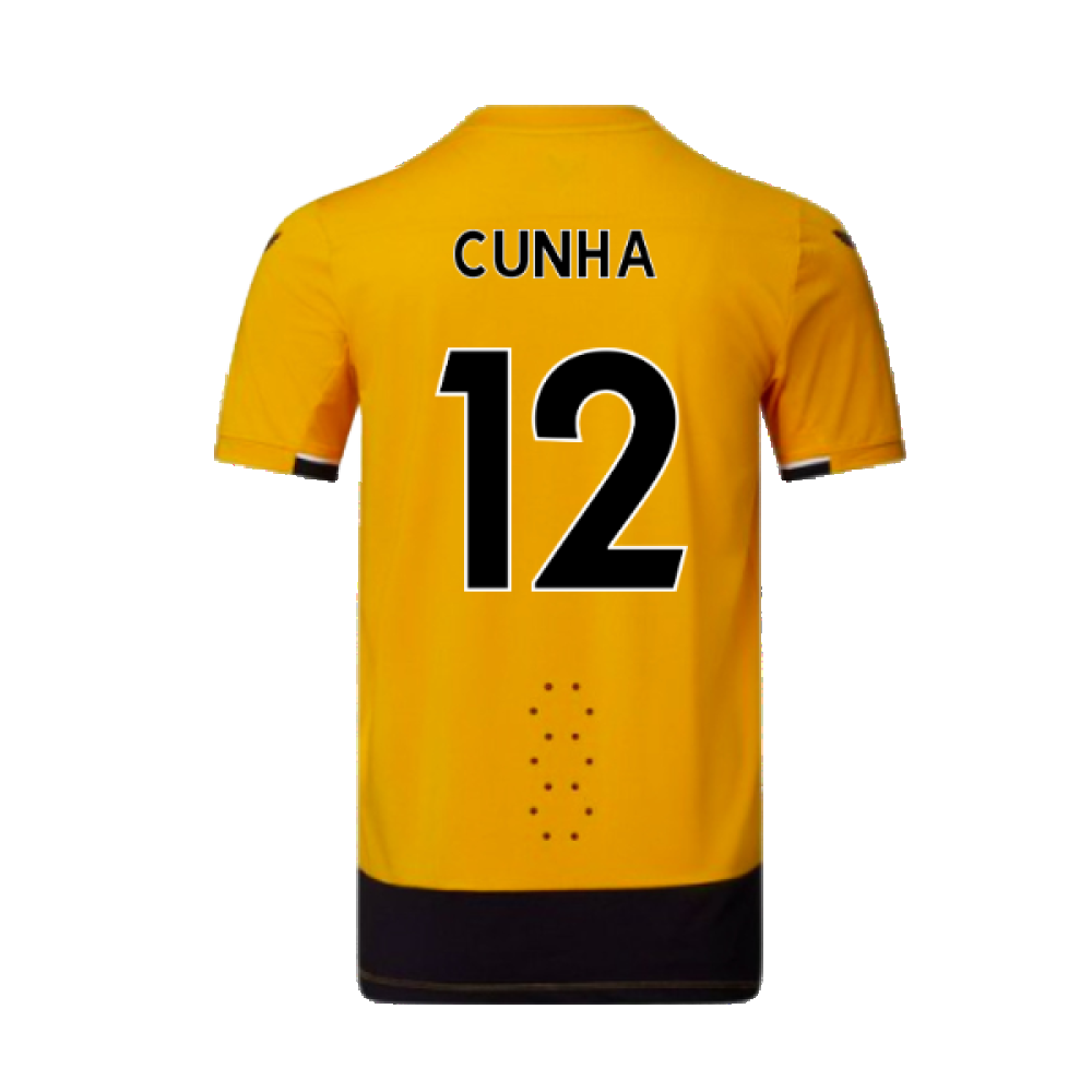 Wolves 2022-23 Pro Home Shirt (Sponsorless) (XL) (Mint) (Cunha 12)_1