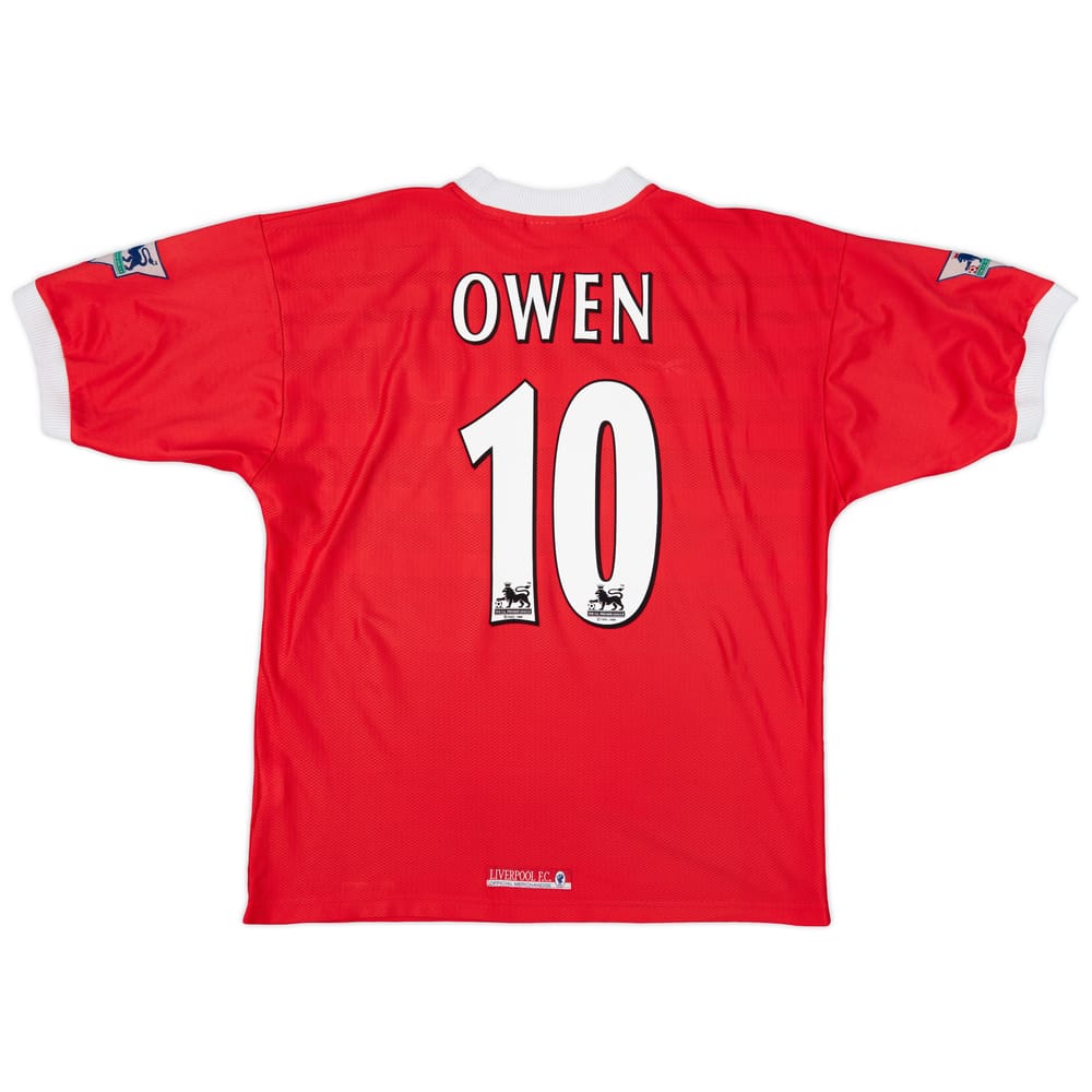 Liverpool 1998-00 Home Shirt Owen 10 XL