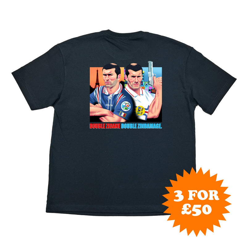 Double Zindamage Hong Kong Pop-Up Graphic Tee