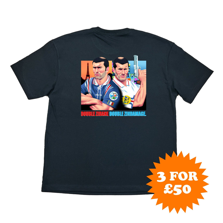 Double Zindamage Hong Kong Pop-Up Graphic Tee