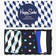 Happy Socks 3-Pack Classic Gift Box *BNIB*