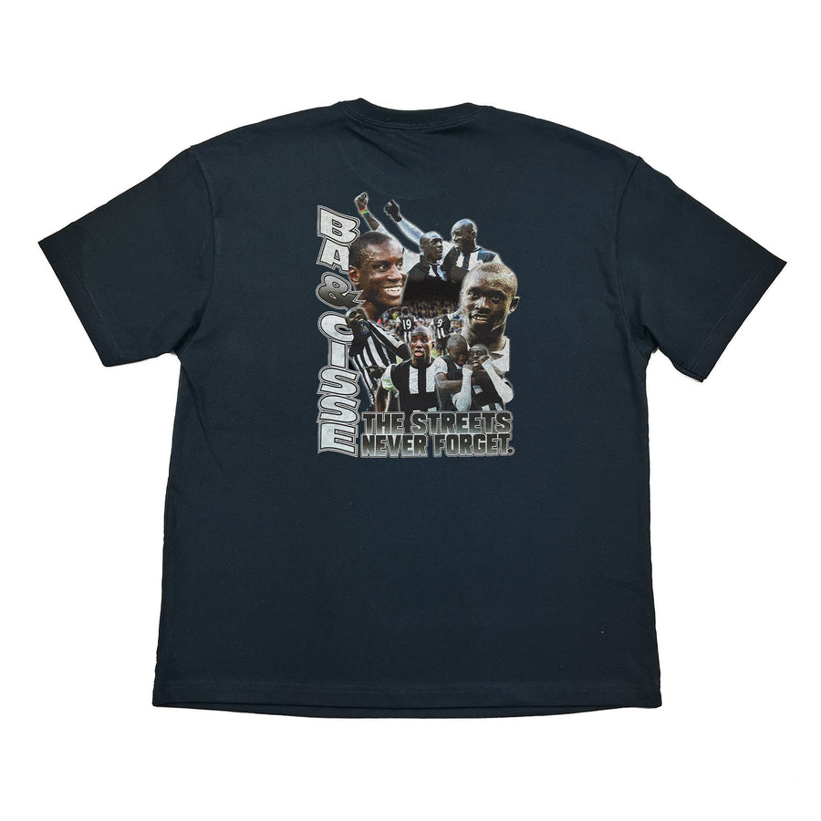 Newcastle United Ba & Cisse Bootleg Tee