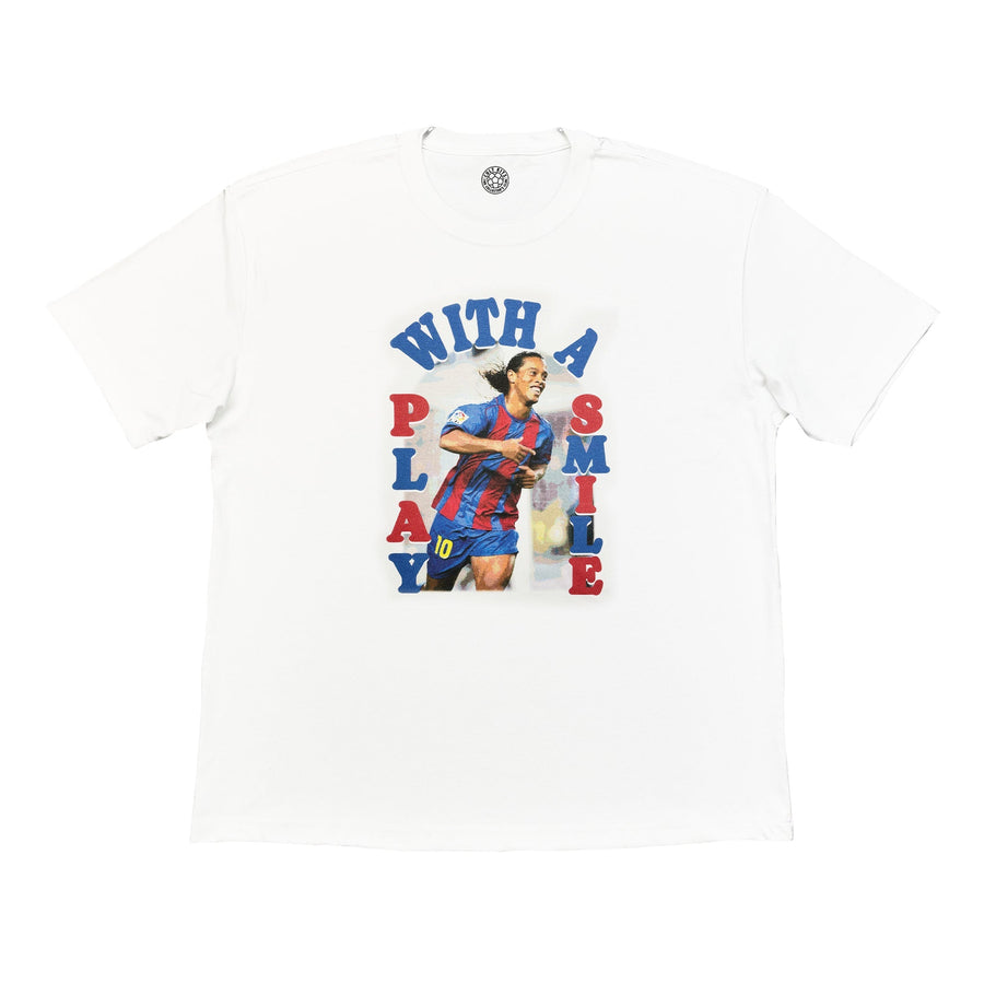 Play With A Smile Barcelona Ronaldinho Bootleg Tee