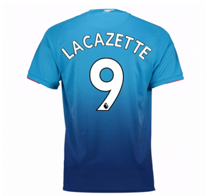 2017-2018 Arsenal Away Shirt (Lacazette 9) - Kids_0