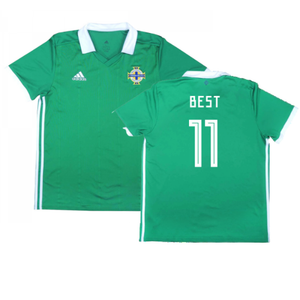 2017-2018 Northern Ireland Home Shirt ((Very Good) L) (Best 11)_0