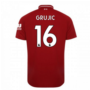 2018-2019 Liverpool Home Football Shirt (Grujic 16)_0