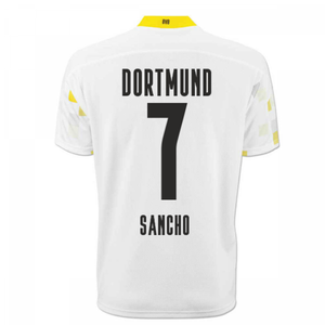 2020-2021 Borussia Dortmund Puma Third Cup Football Shirt (SANCHO 7)_0