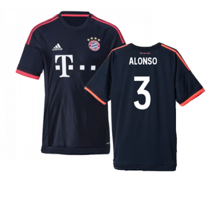 Bayern Munich 2015-16 Third Shirt ((Excellent) S) (Alonso 3)_0