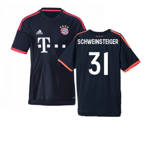 Bayern Munich 2015-16 Third Shirt ((Excellent) S) (Schweinsteiger 31)_0