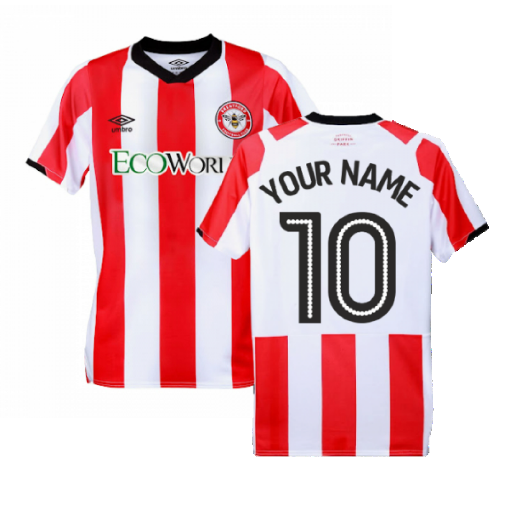 Brentford 2019-20 Home Shirt ((Excellent) 3XL) (Your Name