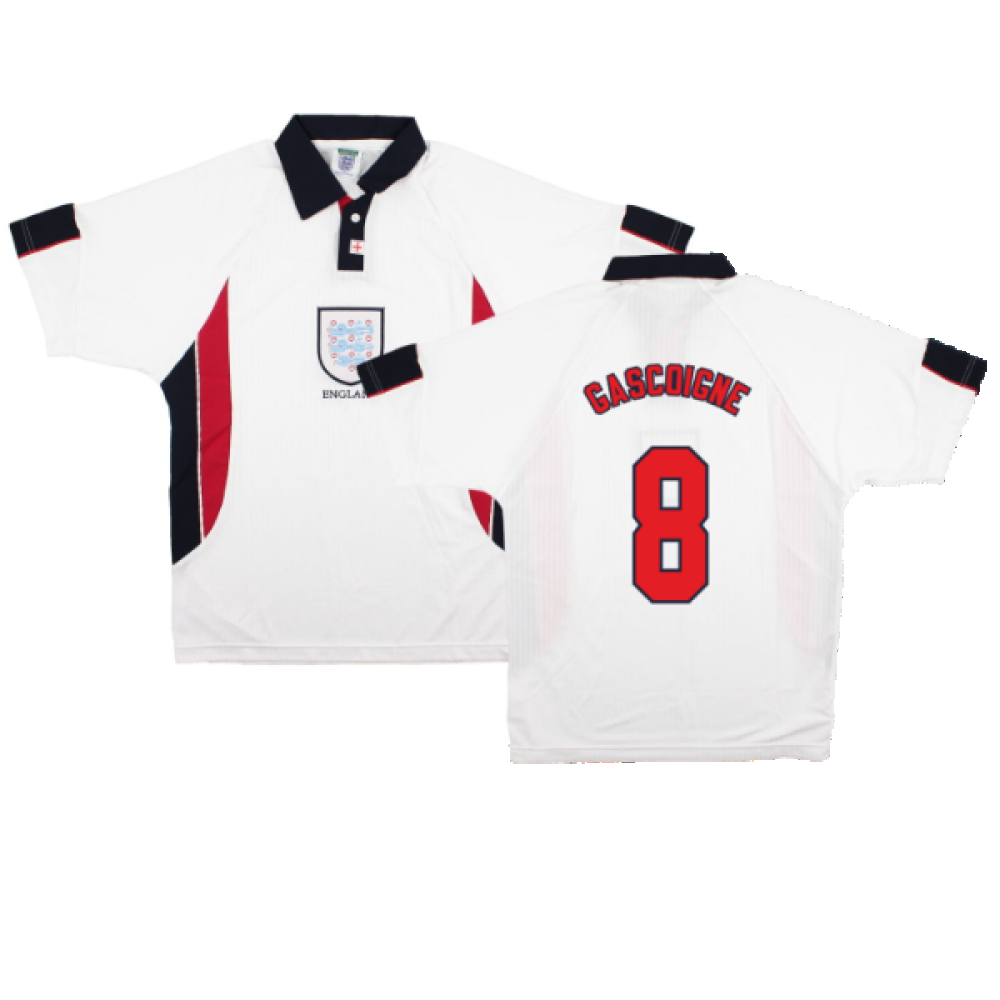 England 1997-99 Score Draw Home Shirt (M) (Mint) (GASCOIGNE