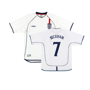 England 2001-03 Home Shirt (2XL) (Good) (BECKHAM 7)_0