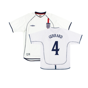 England 2001-03 Home Shirt (2XL) (Good) (GERRARD 4)_0