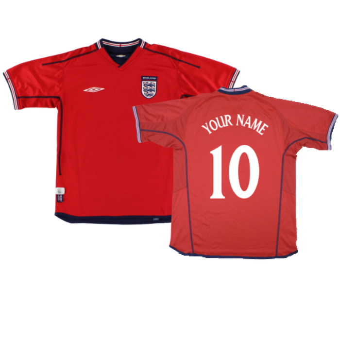 England 2002-04 Away Shirt (L) (Excellent) (Your Name)