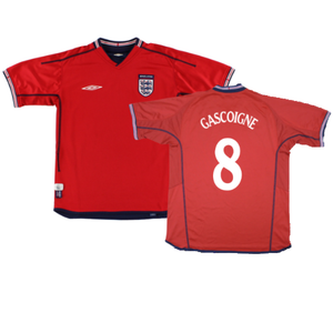 England 2002-04 Away Shirt (Very Good) (Gascoigne 8)_0