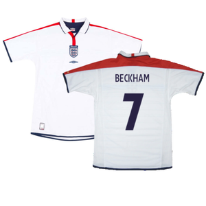 England 2003-05 Home Shirt (L) (Good) (BECKHAM 7)_0