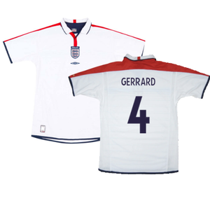 England 2003-05 Home Shirt (L) (Very Good) (GERRARD 4)_0