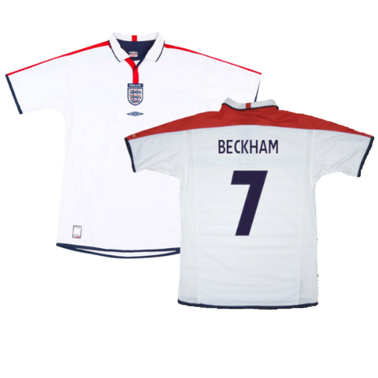 England 2003-05 Home Shirt (M) (Very Good) (BECKHAM 7)_0