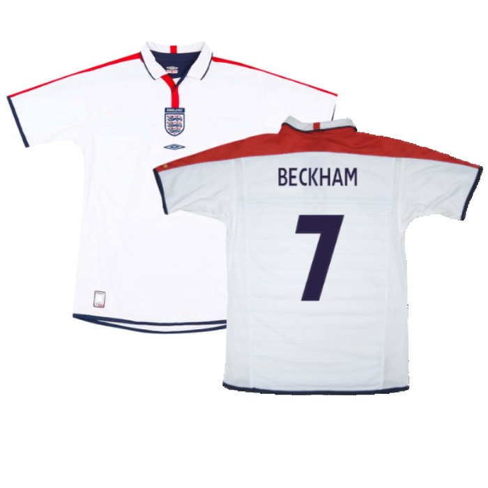 England 2003-05 Home Shirt (S) (Excellent) (BECKHAM 7)