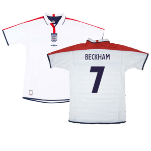 England 2003-05 Home Shirt (XL) (Excellent) (BECKHAM 7)_0