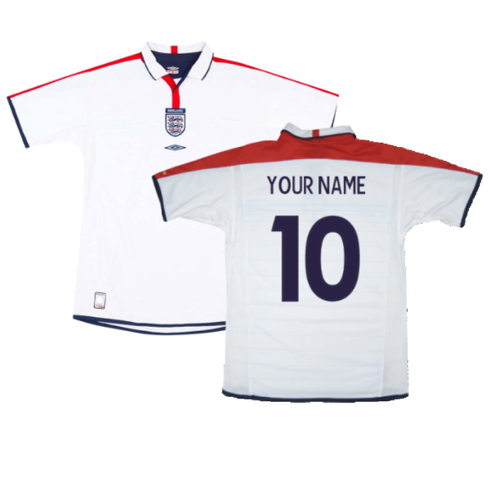 England 2003-05 Home Shirt (XL) (Excellent) (Your Name)