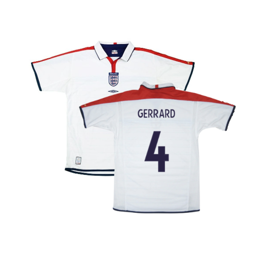 England 2003-05 Home Shirt (XL) (Very Good) (GERRARD 4)_0
