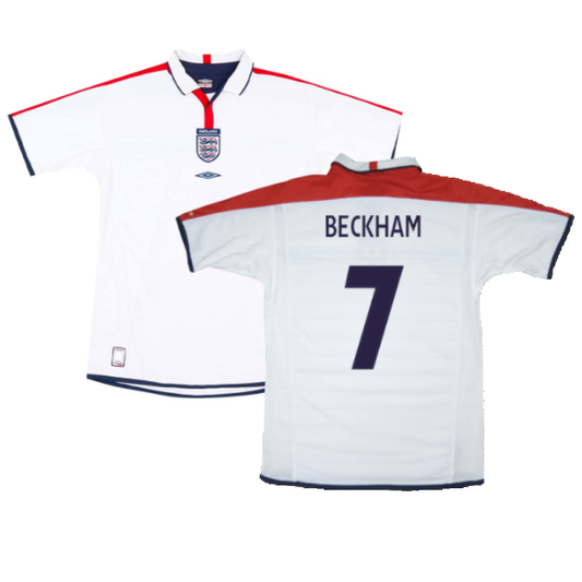 England 2003-05 Home Shirt (XXL) (Excellent) (BECKHAM 7)_0