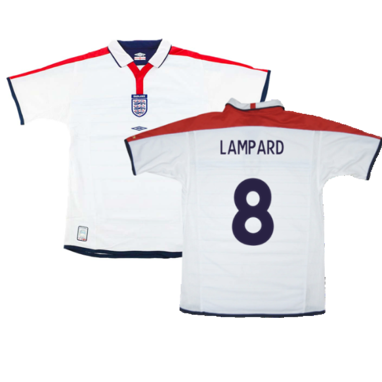 England 2003-05 Home Shirt (XXL) (Excellent) (LAMPARD 8)