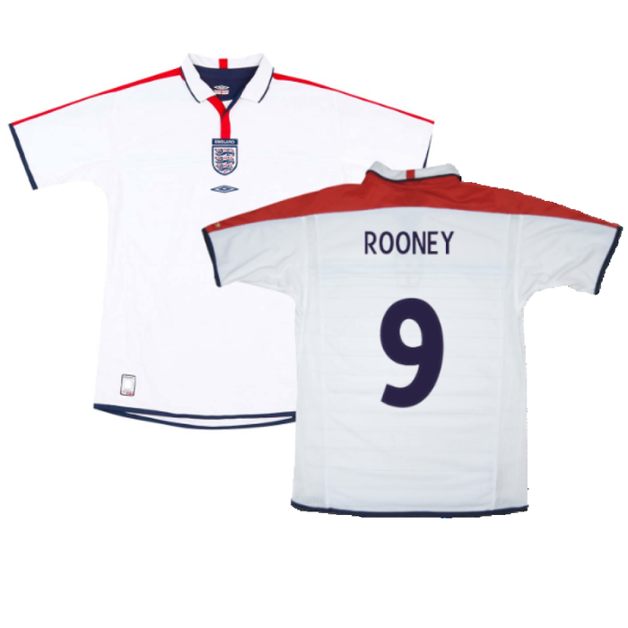 England 2003-05 Home (XL) (Very Good) (ROONEY 9)