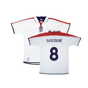 England 2004-05 Home Shirt (XL) (Very Good) (GASCOIGNE 8)_0