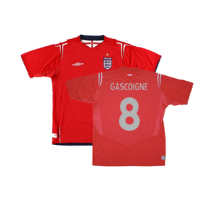 England 2004-06 Away Shirt (Excellent) (GASCOIGNE 8)_0