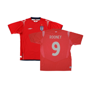 England 2004-06 Away Shirt (Excellent) (ROONEY 9)_0