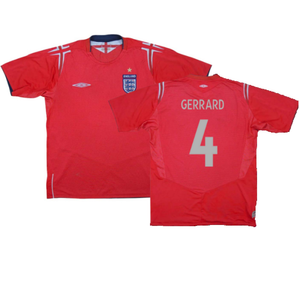 England 2004-06 Away Shirt (Fair) (GERRARD 4)_0