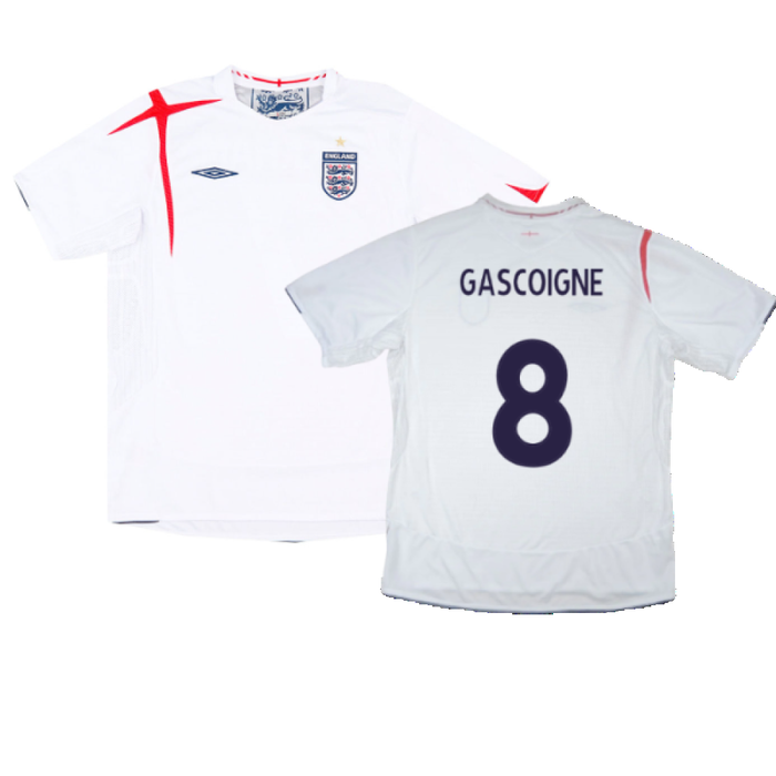 England 2005-07 Home (M) (Excellent) (GASCOIGNE 8)