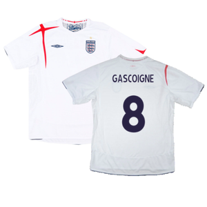 England 2005-07 Home Shirt (L) (Very Good) (GASCOIGNE 8)_0