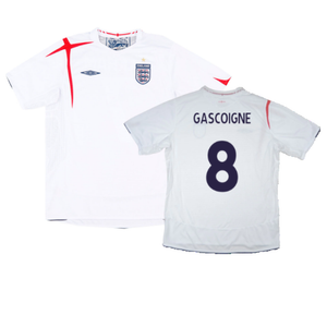 England 2005-07 Home Shirt (L) (Very Good) (GASCOIGNE 8)_0