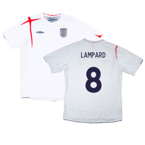 England 2005-07 Home Shirt (L) (Very Good) (LAMPARD 8)_0